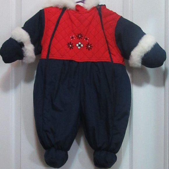 Snow suit - Baby Girls one piece -0- 9 Month - - Picture 3 of 6